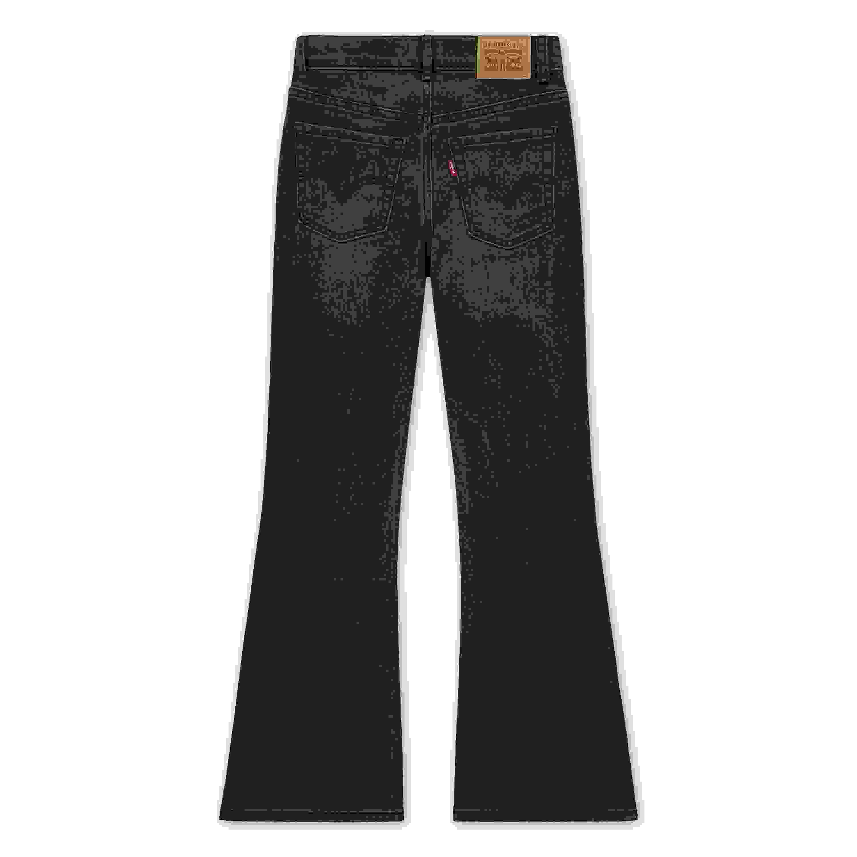 Levi's 726 High Rise Flare Big Girls' Black Wash Denim Jeans